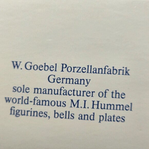 Goebel Hummel Angel Bell Ornament 1994 Green Angel with Clown Nineteenth Edition - Picture 8 of 11